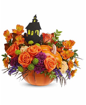 Haunted Pumpkin  Keepsake arrangement