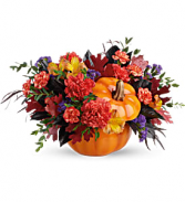 Hauntingly pretty pumpkin - 609 Arrangement 