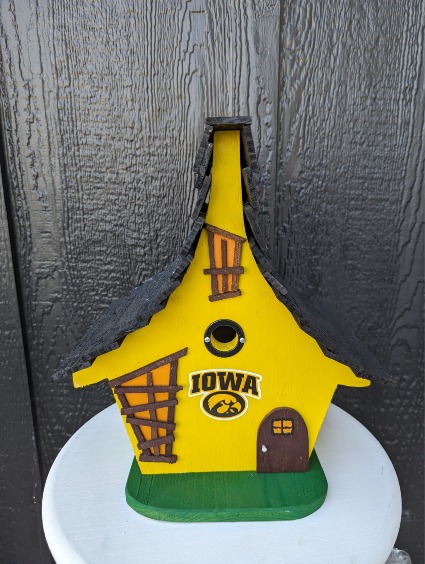 Hawkeye Heaven  Large Birdhouse