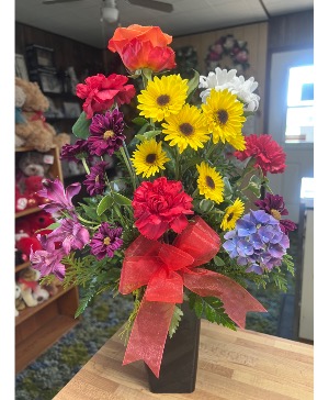 HCF Bouquet Colorful vase