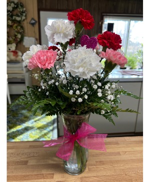 HCF CARNATIONS bouquet 