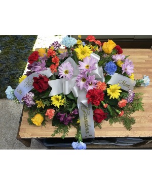 HCF MULTI COLORED  Casket piece