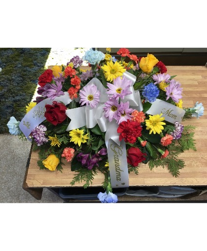 HCF MULTI COLORED  Casket piece