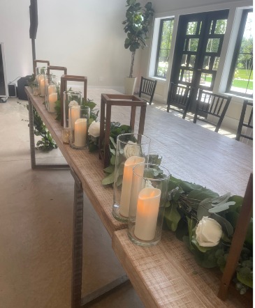 Head Table Greenery  in Adrian, MI | Madison Garden Center & Flower Shop