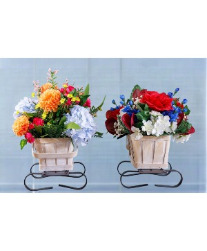 Headstone Piece Basket Arrangement