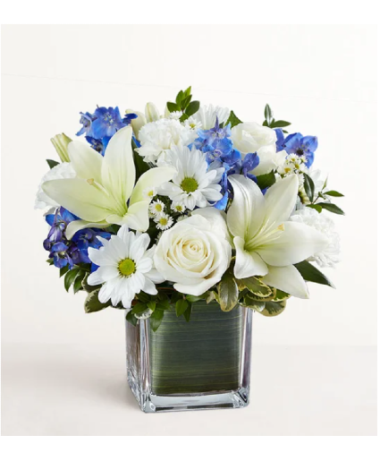 Healing Tears Blue & White 