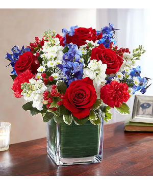 Healing Tears Red , White & Blue 