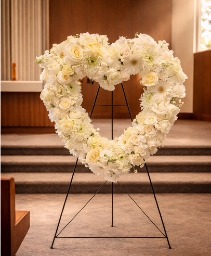Everlasting Love Heart Standing Spray