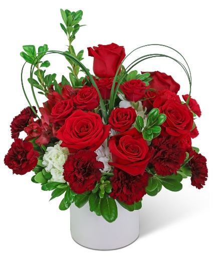 Heart Beats For You Flower Arrangement