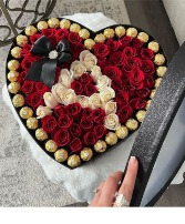 Heart box with letter of choice  Hearth box  with letter of choice 