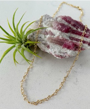 Heart Connect Necklace -Gold, Rose Gold or Silver Jewelry Special