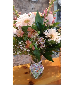Heart Keepsake Arrangement Vase Arrangement