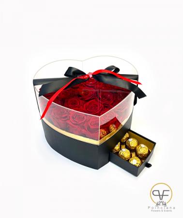 Heart Love With Chocolate  