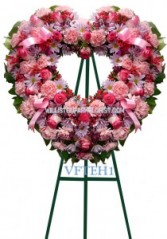 Heart Of Love Pink Vogue's Hearts and Wreath Sprays