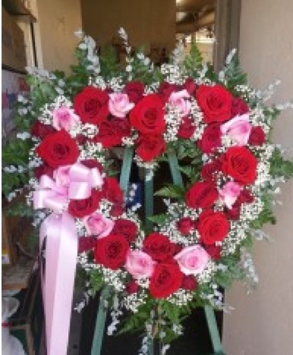 Heartfelt Love ! Standing spray