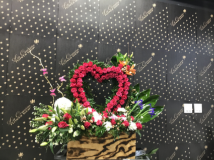 Heart  of roses  