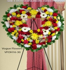 Heart Of Sorrow Funeral Sympathy Hearts