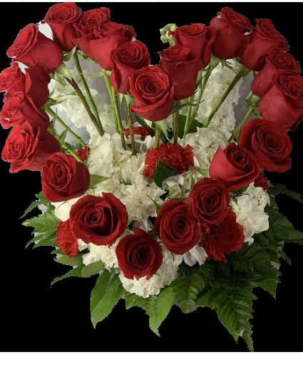 HEART OUT LOUD ROSE HEART SHAPE