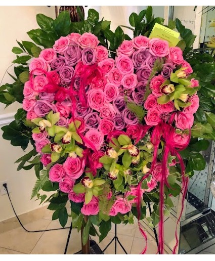 Heart Plaque Custom Arrangement