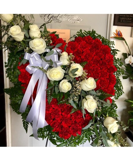 Heart Shape for Funeral 