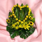 Heart-Shaped Flower Arrangement 