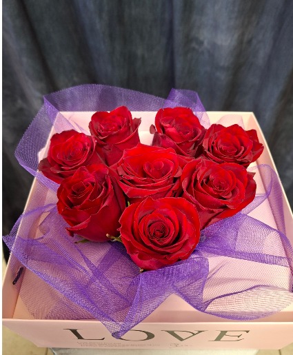 heart square box  
