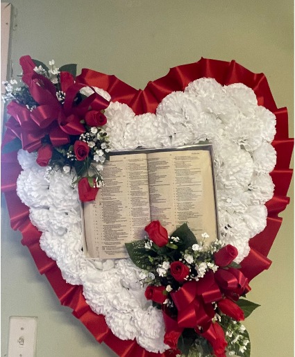 Heart With Bible silk