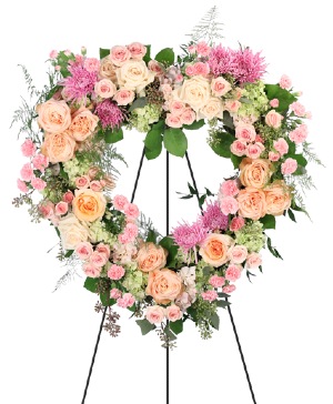 Heartfelt Affection Standing Wreath