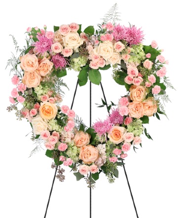 Heartfelt Affection Standing Wreath in Niagara Falls, ON | THE FLOWER HOUSE