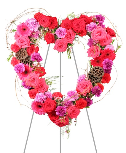 Heartfelt Array Standing Wreath