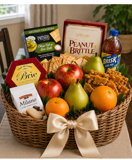 Heartfelt Comfort Gourmet Basket Call Us for Faster Service & Daily Specials: (915) 303-8500 Text Us to Order Anytime: (915) 505-3708 Your trusted source for Flowers & Delivery in El Paso TX 