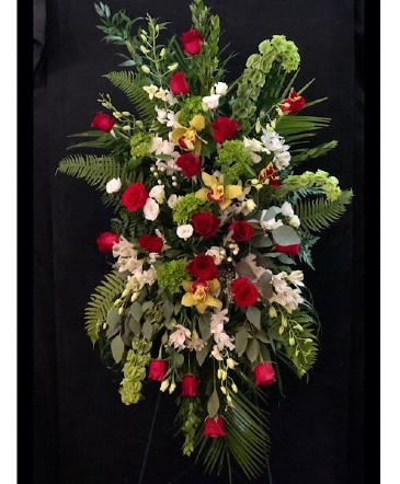 Heartfelt Elegance Easel Spray Easel Spray in Ballwin, MO | ZENGEL FLOWERS AND GIFTS
