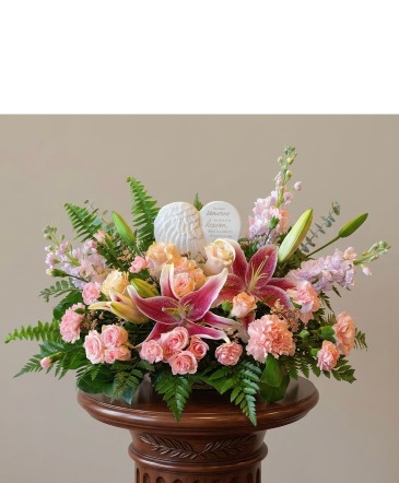 Angel’s Wings Garden Tribute Arrangement in Winnipeg, MB | CHARLESWOOD FLORISTS