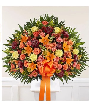 Heartfelt Sympathies Standing Basket - Fall 