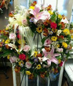 Heartfelt Sympathy Funeral Wreath in Chattanooga, TN | Chantilly Lace Floral Boutique LLC