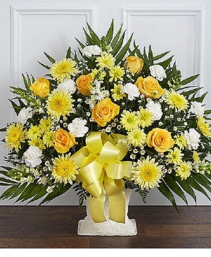 ❷、❸ 148746 HEARTFELT TRIBUTE YELLOW in Beaufort, SC - CAROLINA FLORAL