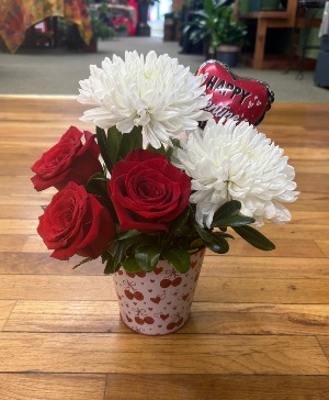 Hearts and Cherries Arrangement