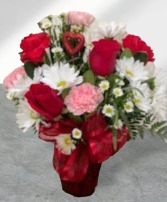 Hearts and Hugs     FHF-VL78 Vase Arrangement 