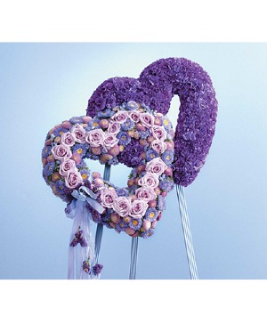 Hearts Forever Entwined Standing Spray