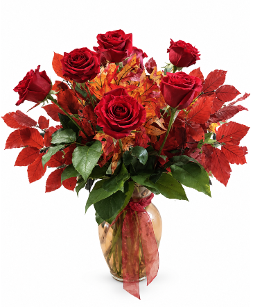 Hearts on Fire Arrangement in Allendale, NJ | Rohsler's Allendale Nursery & Florist
