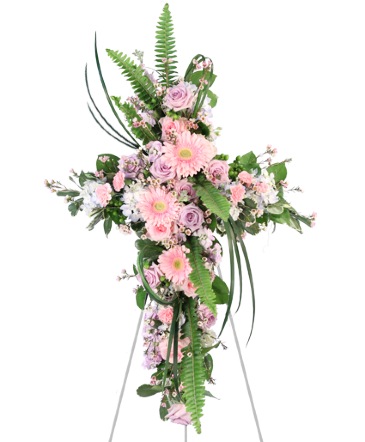 Heartwarming Harmony Standing Spray in Albany, NY | Ambiance Florals & Events