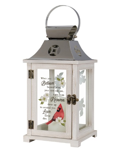 "Heaven" Cardinal Memorial Lantern #57623 