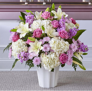 Heaven Sent  Sympathy Floor Basket