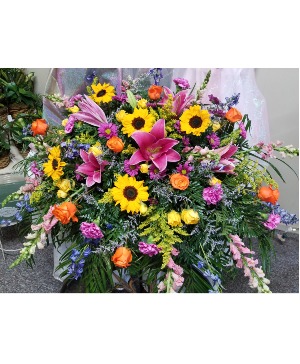 Heavenly Blooms Casket Spray Casket Spray