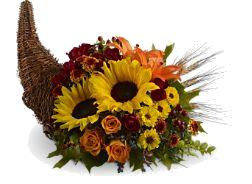 Heavenly Cornucopia Cornucopia vine basket