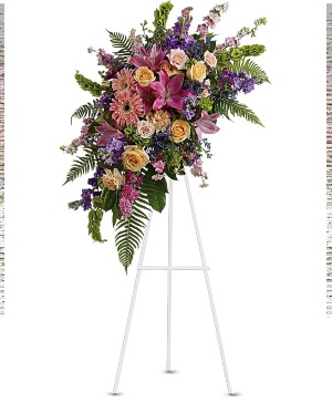 Heavenly Grace Spray sympathy arrangements