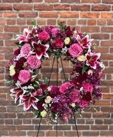Heavenly Grace Wreath  in La Grande, OR | FITZGERALD FLOWERS