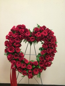 Heavenly Heart Standing Spray