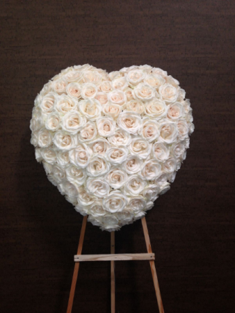 Heavenly Heart standing spray  in Atlanta, GA | GRESHAM'S FLORIST OF ATLANTA