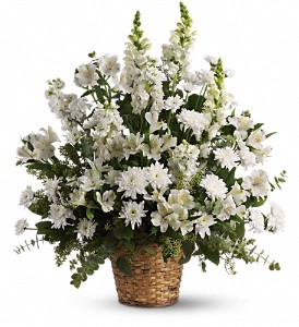 Heavenly Light basket arrangement 